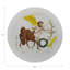 Zodiac Sagitarius Vegan Leather Round Pebble Placemat-2135553373