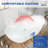 62" x 28" Freestanding Acrylic Oval Bathtub, Double Slipper Design with Chrome Drain & Overflow, Spa-Inspired Luxury for Modern Bathrooms