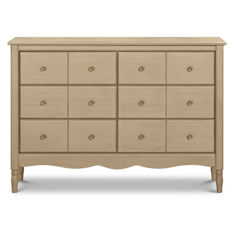 Liberty 6 Drawer 48" W Double Dresser, Washed Pine