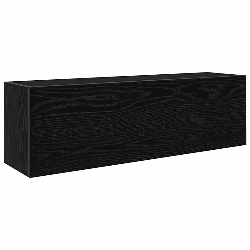 Bathroom Wall Cabinet, 11.8"H x 9.8"W x 39.4"L , Black