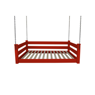 Lit de jour suspendu en bois massif Adrow