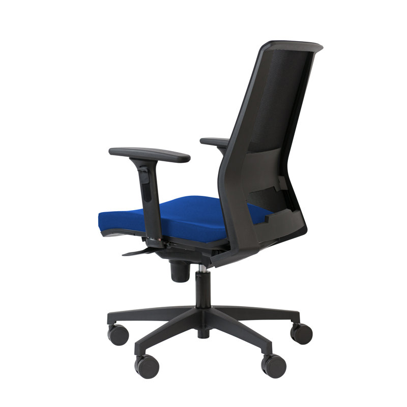 Office Chair, Blue, Adjustable Armrests