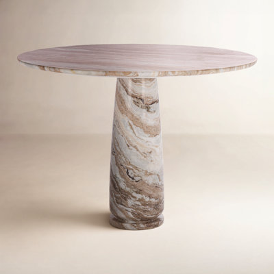 Alysson 42" Genuine Marble Dining Table