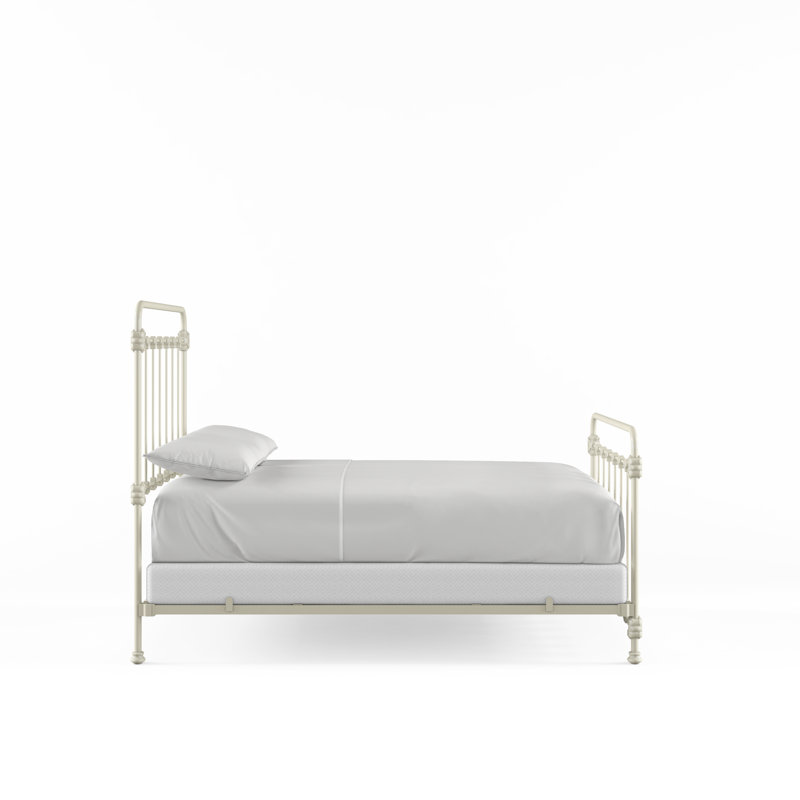 160 Picket Fence Bed | Complete Standard, Full, Gloss Off-White