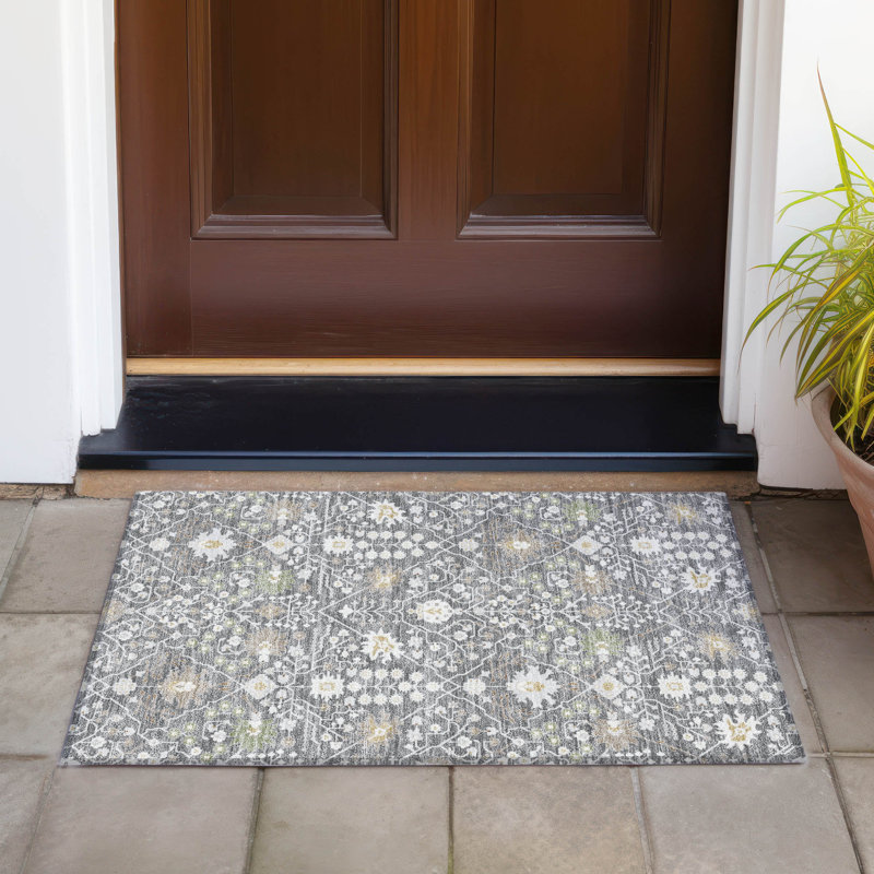 Tapis intérieur / extérieur Chayden Chantille ACN1009, Rectangle 1 pi 8 po x 2 pi 6 po