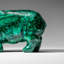 Genuine Polished Malachite Hippo Carving (2.6 lbs)-1808807966