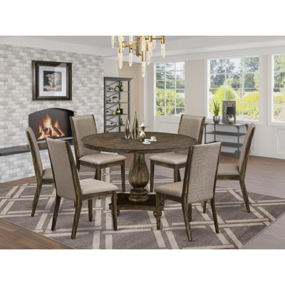 Acacia Solid Wood Dining Set