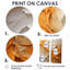 Décoration murale or et beige Soft Wave II - formes abstraites-2138142897-2138142896-2138142906