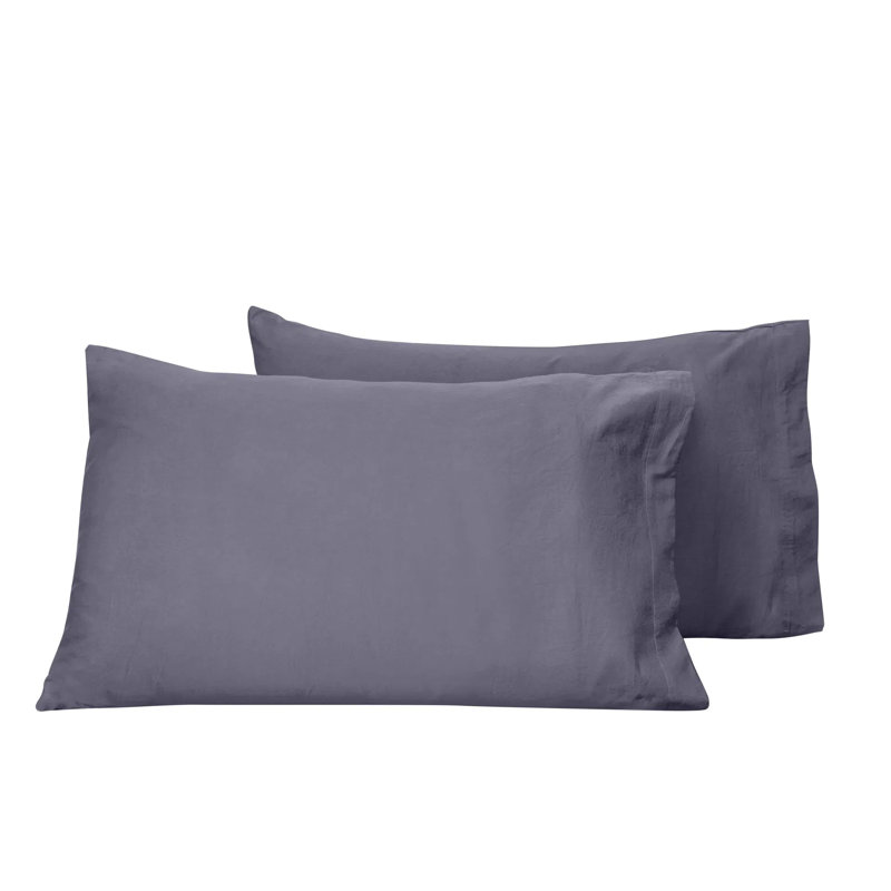 Viola Sateen Pillow Case, Standard, Amethyst