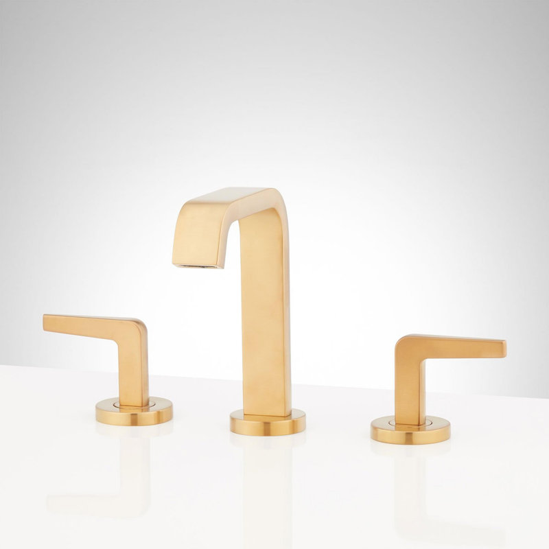 Robinet pour salle de bain Drea, Or brossé