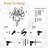 Abstract Line Women Face Modern Abstract Wall Accent Sculpture Hanging Decoration Metal Wall Decor-124840203-124840201
