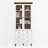 White MDF Display Storage Cabinet