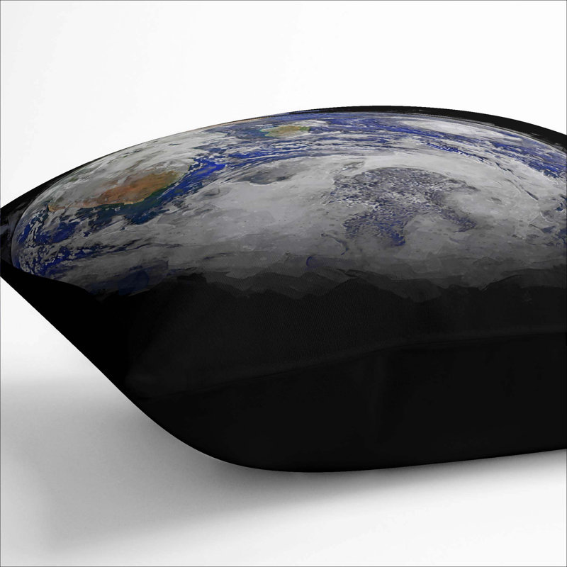 Square Throw Cushion, Black, 40 x 40 cm