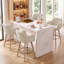 Tabourets de bar pivotants en chenille avec accoudoirs-382132032