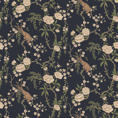 Rouleau de papier peint L 10 pi x l 24 po Lady Charlotte Birdsong