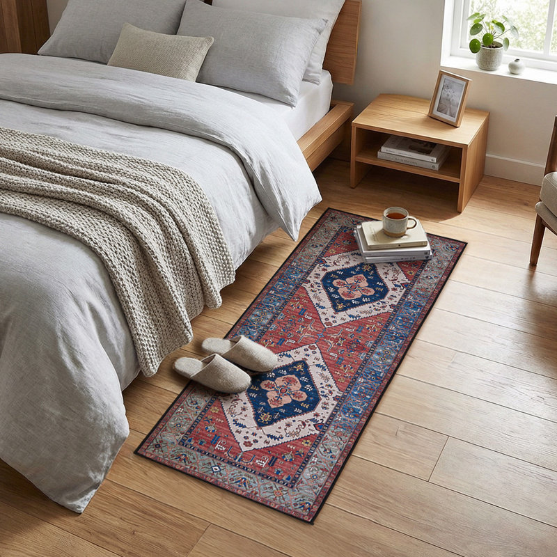 Abstract Machine Tufted 120cm X 50cm Area Rug