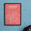 Prague City Map - Unframed Graphic Art Print on Paper-539382111-539382191