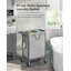 Rolling Laundry Hamper with Handles-389279151