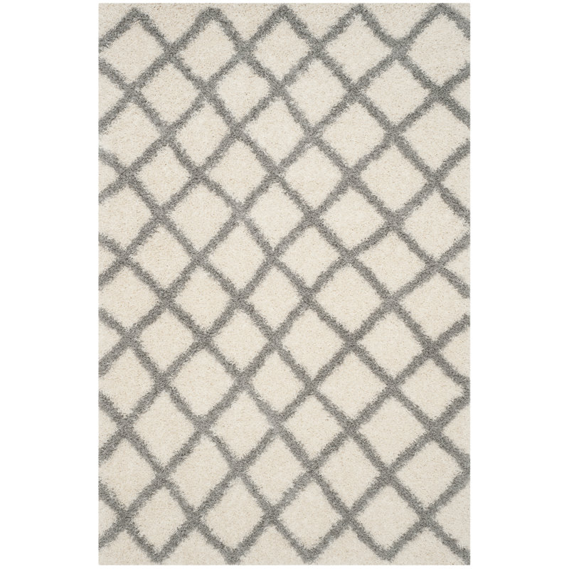 Chihiro Geometric Hand Woven Area Rug, Rectangle 122 x 183 cm