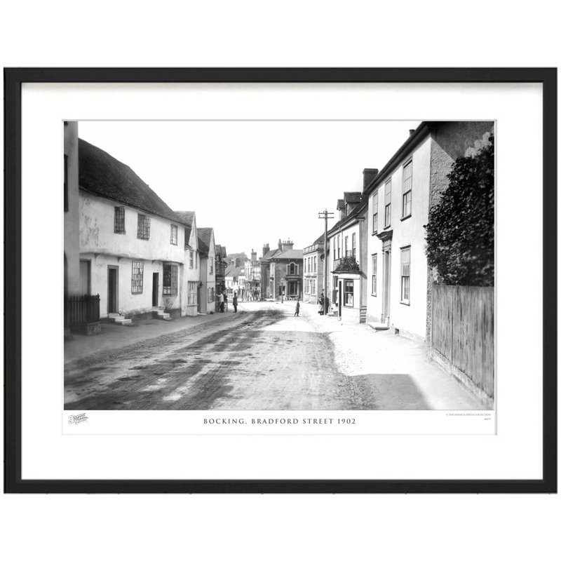 Bocking, Bradford Street 1902 by Francis Frith - Single Picture Frame Print, 45cm H x 60cm W x 2.3cm D