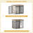 Dawyne Metal Sliding Barn Door Dog Crate-160034337-179718137