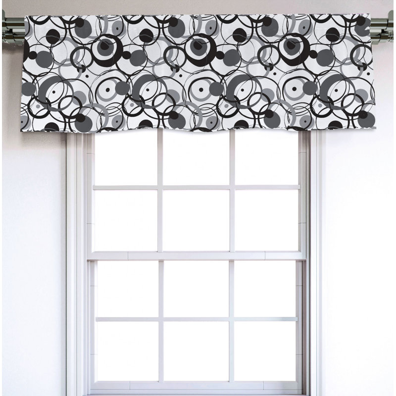 Sateen Ruffled Window Valance