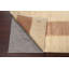 Tapis beige en laine noué à la main de conception unique 3 pi 2 po x 5 pi 3 po New Age