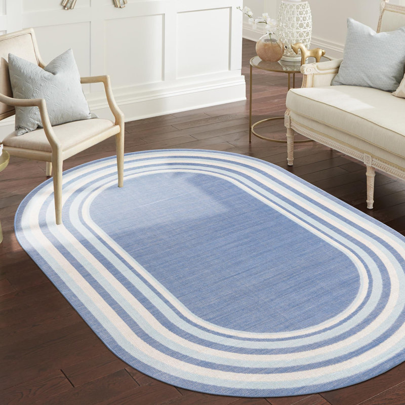 Tapis contemporain Contemporary Nin, Ovale 8 pi x 10 pi