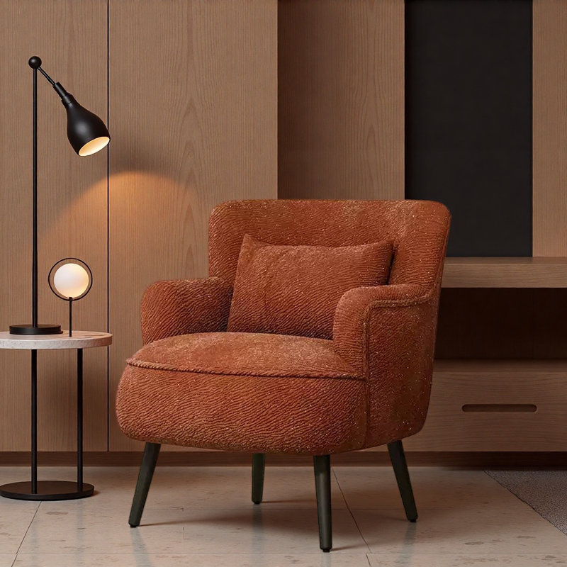 Fauteuil de loisir léger et luxueux., Orange