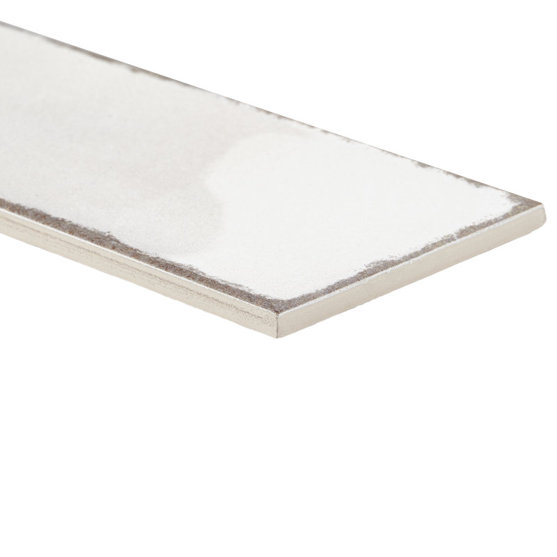 San Luis Carreau de céramique murale poli 3,93 po x 11,96 po (10,76 pieds carrés / caisse), Blanc