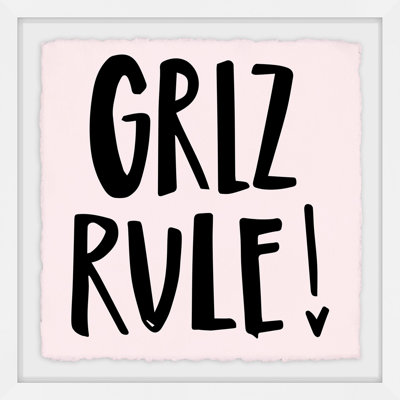 'Girlz Rule' Framed Print