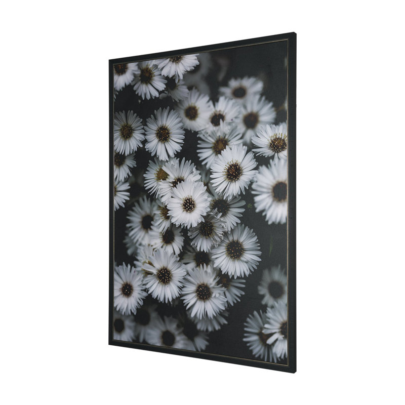 Toile encadrée texturée St. Claire, Petites fleurs 3