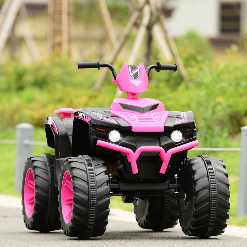 Quad pour enfants en voiture, Rose