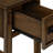 Accent Table, End, Side Table, Nightstand, 2 Tier, Narrow, Storage Drawer, Brown Veneer, Transitional