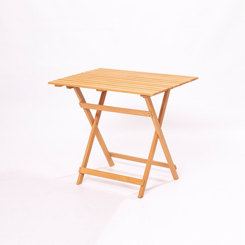 Ambrea Rectangular Folding Outdoor Side Table, 72" H x 80" W x 80" D