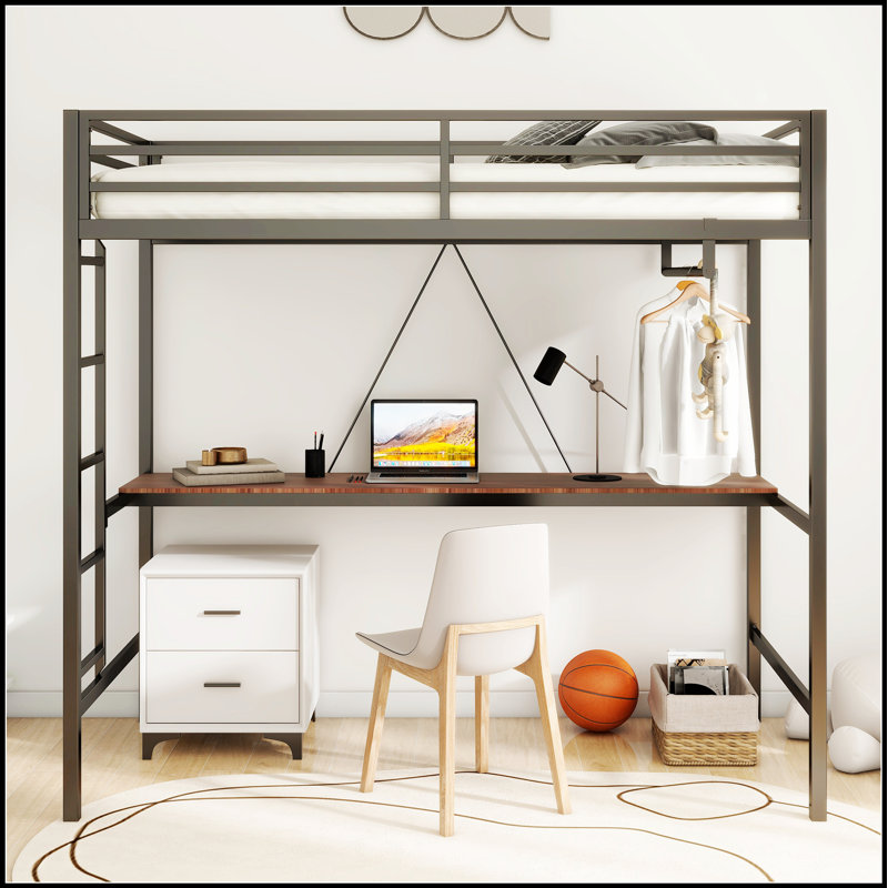 Structure de lit moderne avec tête de lit élégante pour un confort accru et une efficacité d'espace dans n'importe quelle chambre à coucher