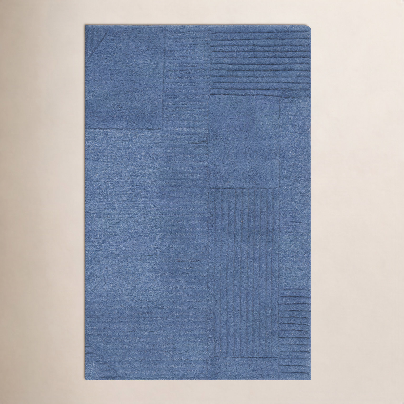 Ivanenko Hand-Tufted Geometric Rug, Rectangle 6' x 9'