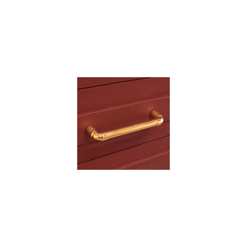 Brass U-Shaped Pull Handle - High Polish