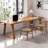 Walnut Rectangular Solid Wood Writing desk-67798404