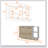 Crescent 7-Shelf 4-Door 2-Piece Kitchen Set with Spacious Storage and Light Oak Finish for Modern Kitchens
