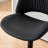 Swivel Faux Leather Upholstered Barstools Adjutable Height Counter Stool with Metal Frame-1715717214