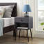 Ensemble de chambre avec lit plateforme 3 pièces Maybee-354669630-354669618