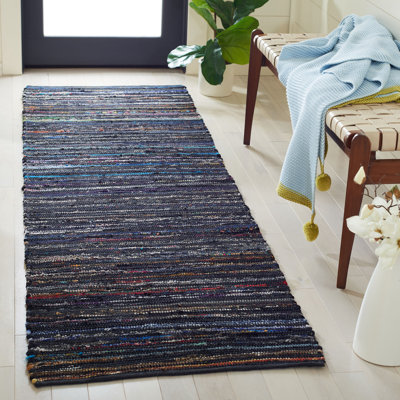 Tapis en coton tissé à la main Nidhi
