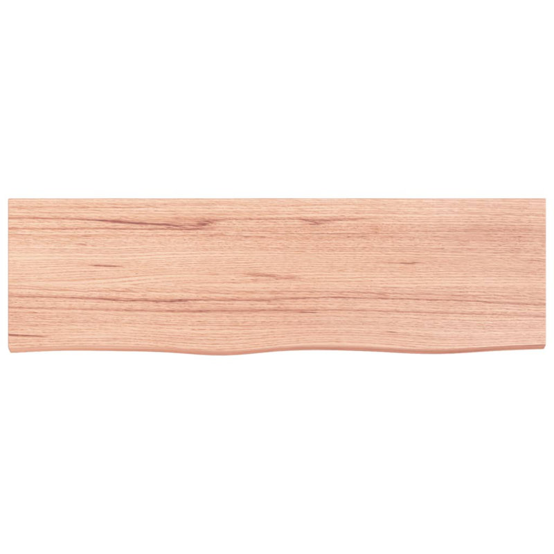 Tablette flottante en bois massif Harvans, H 0,8 po x l 39,4 po x P 11,8 po
