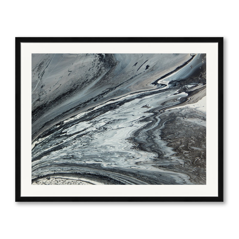 «Black Hole» par Will Birdwell - impression, H 25,25 po x l 31,25 po, Papier avec cadre noir