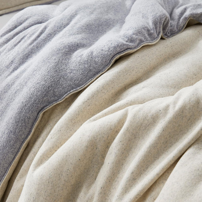 Ensemble d'édredon en polyester, Édredon pour grand lit + 2 taies décoratives sta
