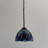 Simonson Tiffany Mini Hanging Lights Green Blue Stained Glass LED Bulb Included  8"W*8"D*60"H