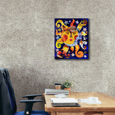 Bungalow Rose 'Celestial' by Artpoptart Canvas Wall Art