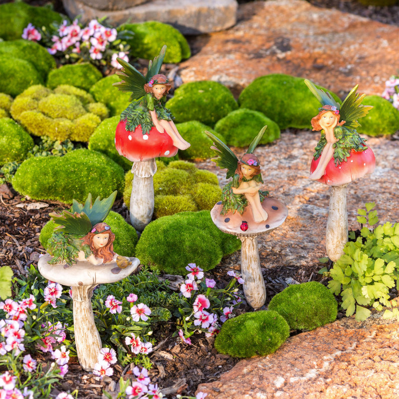 Ensemble de 12 piquets de jardin Rockridge