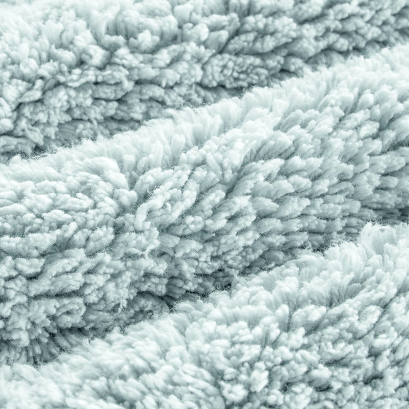 3000 Gsm 100% Cotton 24x44" Reversible Blue Bath Rug - Superior Softness, , Machine Washable, Rectangle 2' x 3'8"
